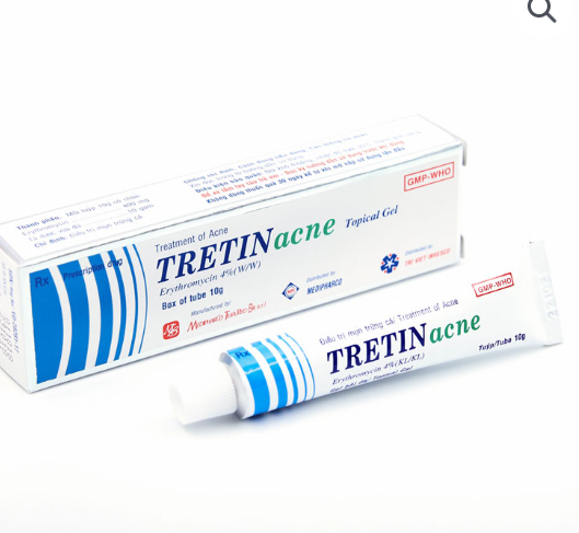 Kem trị mụn Tretinacne Erythomycin 4% Medipharco (Tuýp/10g)