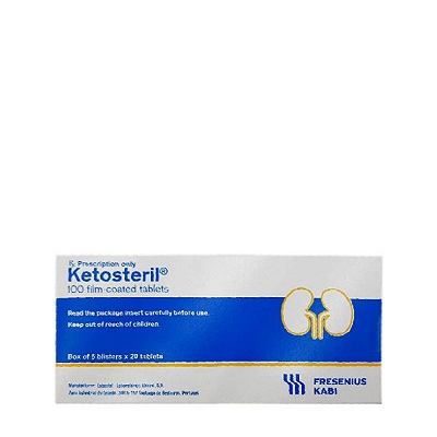 Ketosteril Fresenius Kabi Bồ Đào Nha (Hộp 100 viên)