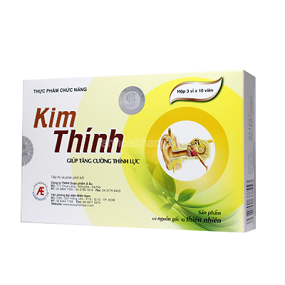 Viên uống Kim Thính Á Âu (Hộp 30 viên)