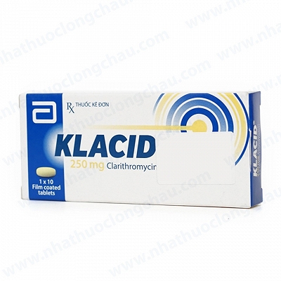 Klacid Clarithromycin 250mg Abbott (H/10v)