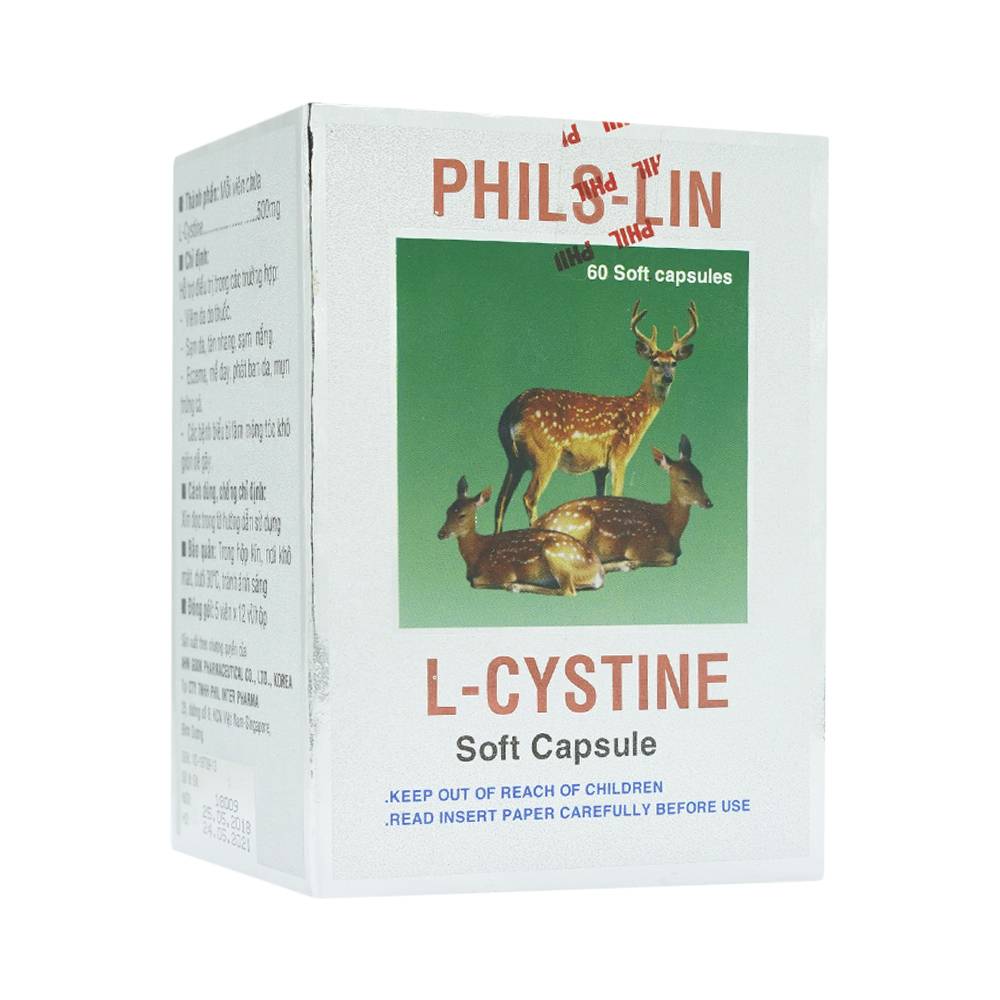 L Cystine Phil Inter Pharma (Hộp 60 viên)