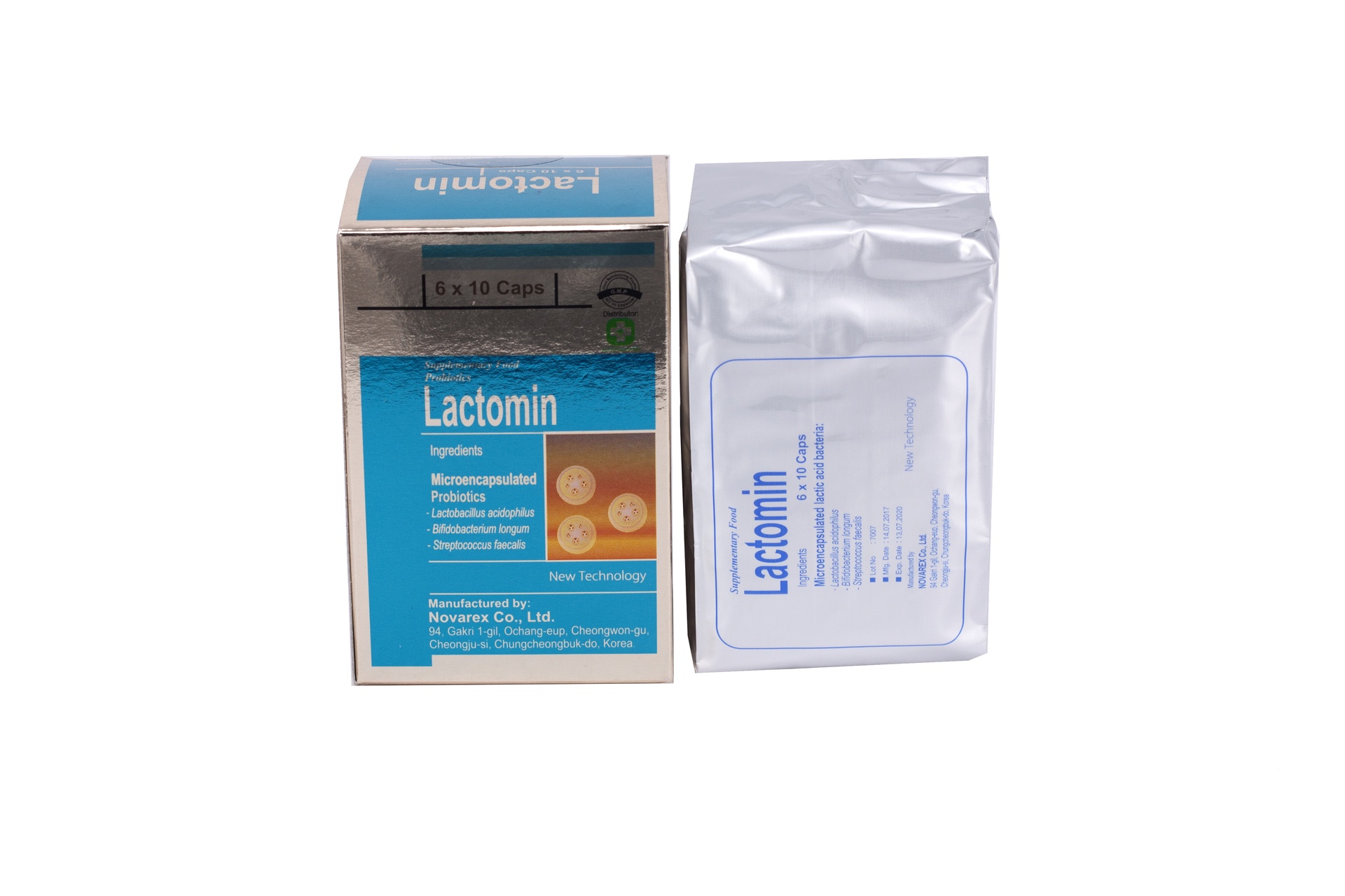 Viên uống Lactomin Novarex Hàn Quốc (Hộp 60 viên)