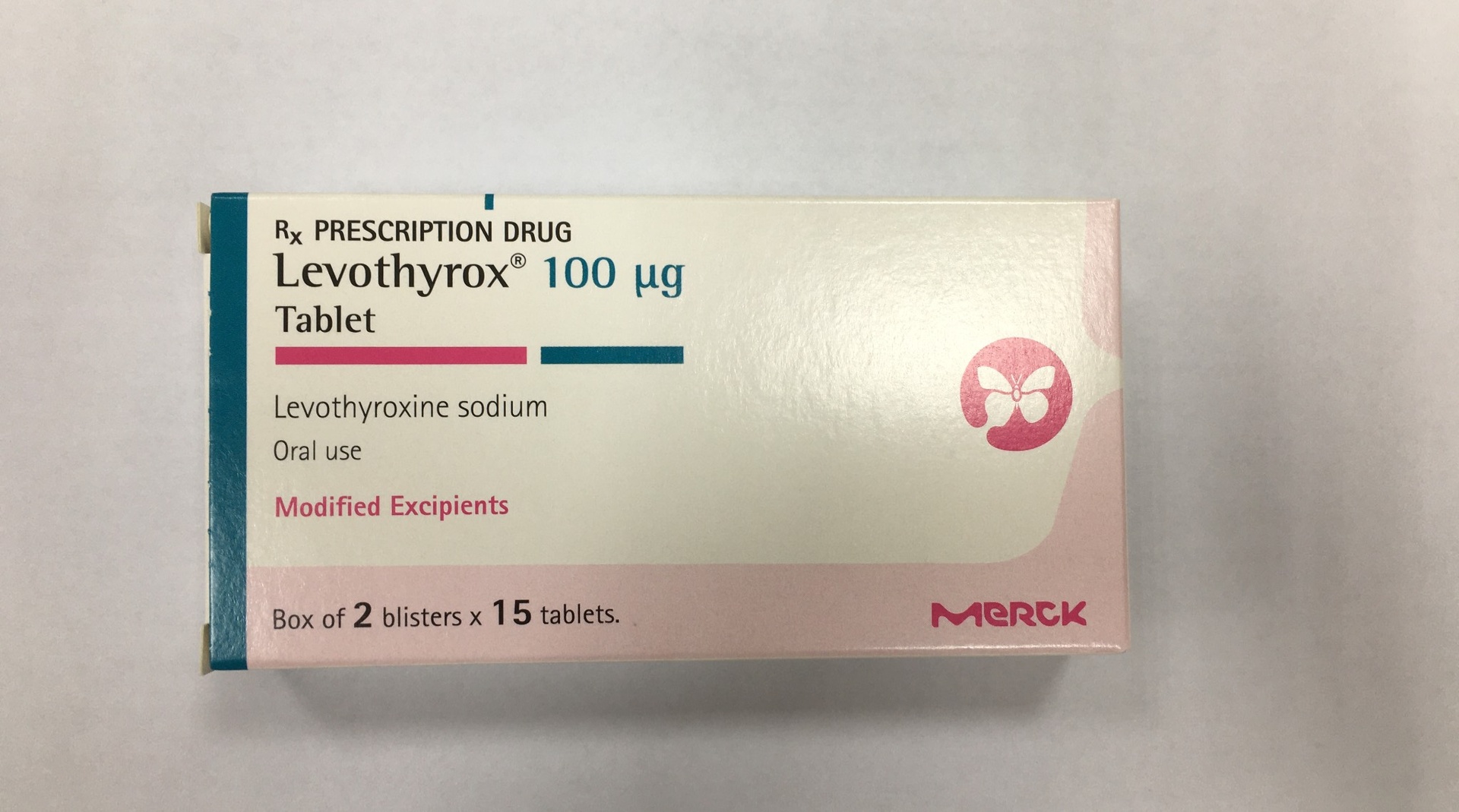 Levothyrox Levothyroxine 100mcg Merck (Hộp 30 viên)