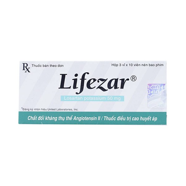 Lifezar Losartan Potassium 50mg United Pharma (H/30v) Date 08/2025
