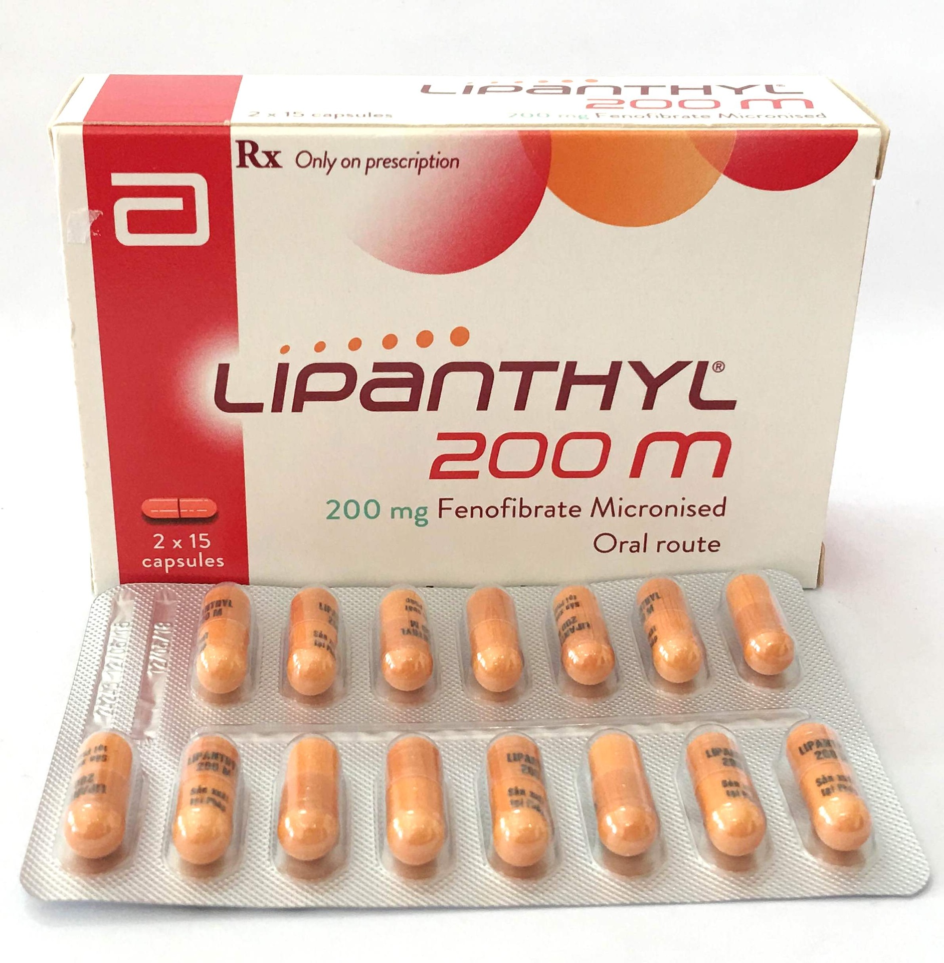 Lipanthyl Fenofibrate 200mg Abbott (Hộp 30 viên)
