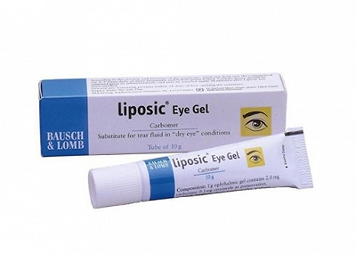 Liposic Eye Gel mỡ tra mắt Bausch Lomb (Tuýp 10g)
