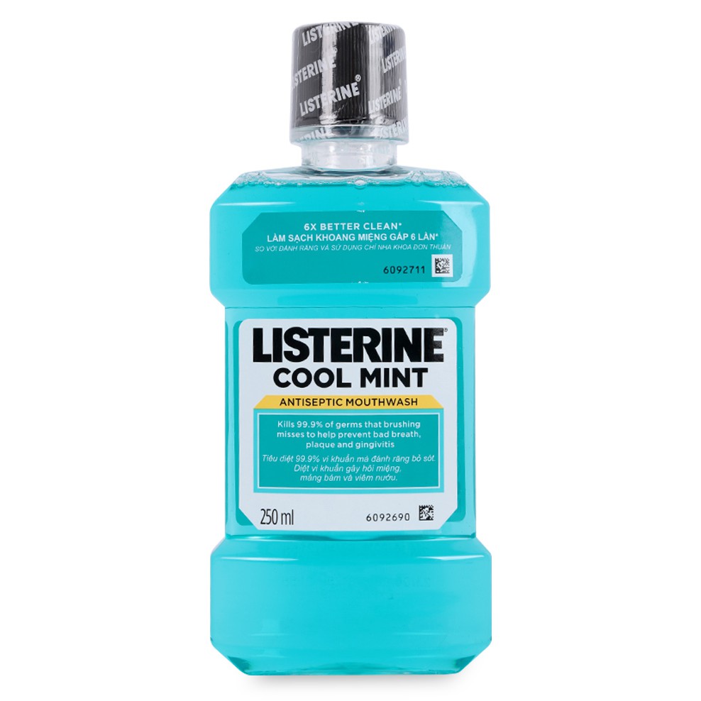 Listerine Cool Mint Nước Súc Miệng Thái Lan (Chai 250ml)