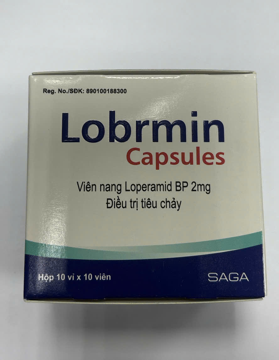 Lobrmin Loperamid 2mg Ấn Độ (Hộp 100 viên)