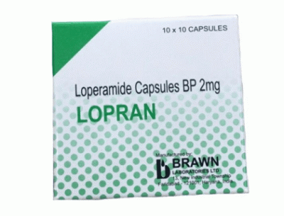Lopran Loperamide 2mg Brawn Ấn Độ (Hộp 100 viên)