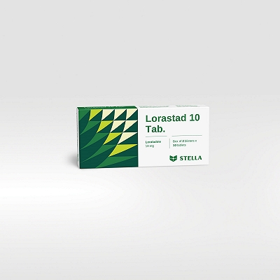 Lorastad Loratadin 10mg Stella (Hộp 100 viên)