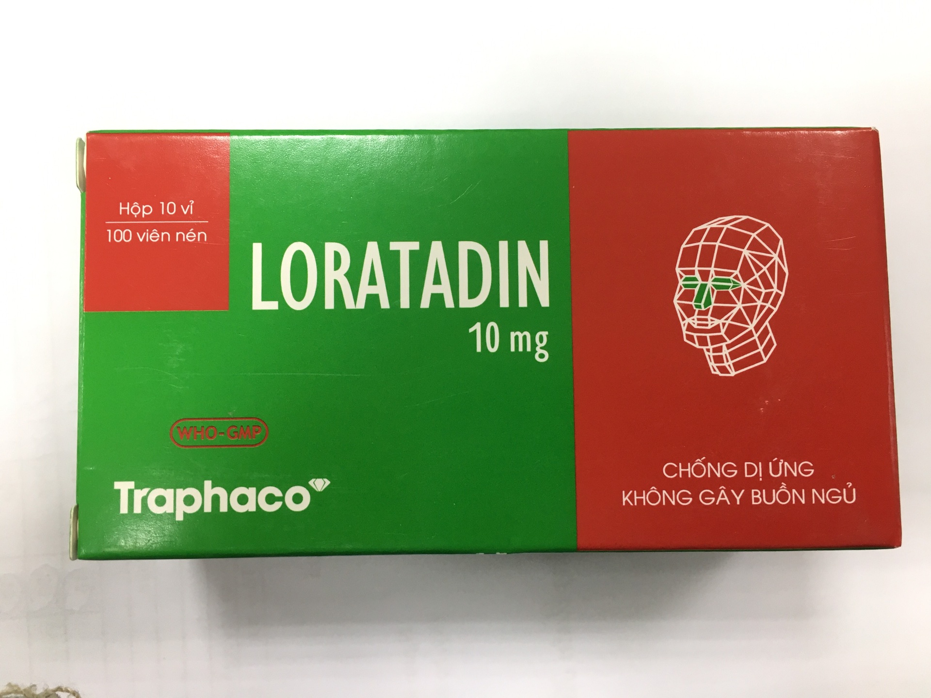 Loratadin 10mg Traphaco (Hộp 100 viên)