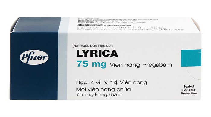 Lyrica Pregabalin 75mg Pfizer (Hộp 4 vỉ x 14 viên)