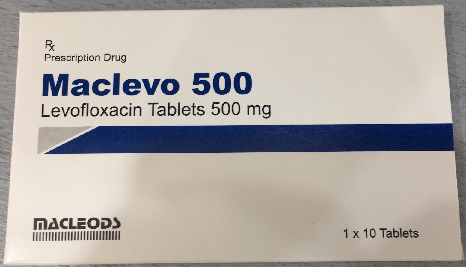 Maclevo 500 levofloxacin 500mg Ấn Độ (Hộp 10 viên)