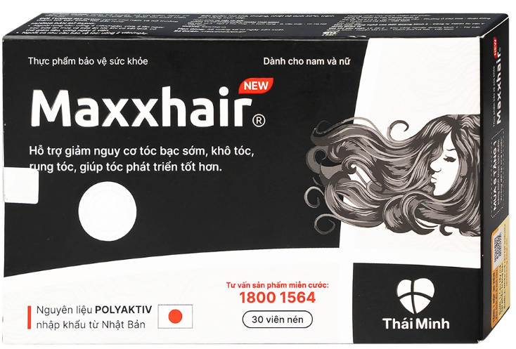 Viên uống Maxxhair Thái Minh (Hộp 30 viên)
