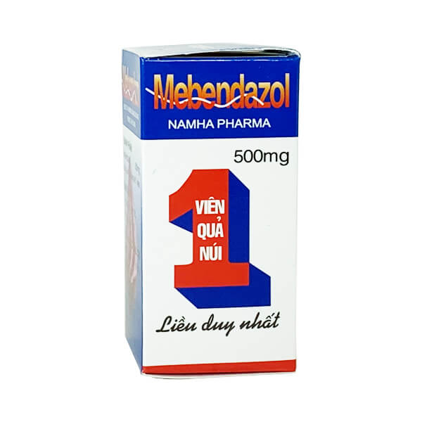 Mebendazole 500mg Nam Hà (Quả núi) (Hộp 1 viên)