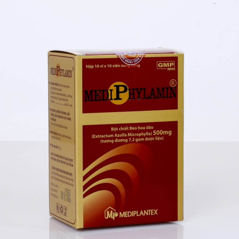 Mediphylamin 500mg Mediplantex (H/100v) date 07/2025