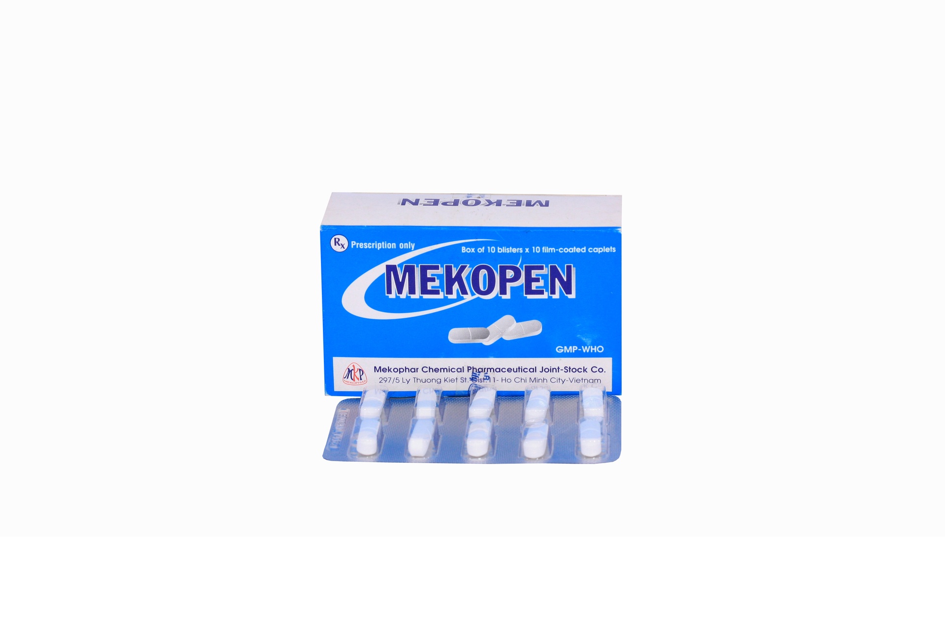 Mekopen Penicillin V 1.000.000UI Mekophar (Hộp 100 viên)