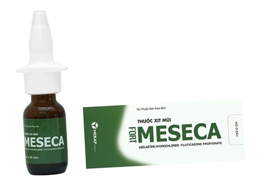 Xịt mũi Meseca Fort Merap (Lọ 60 liều)