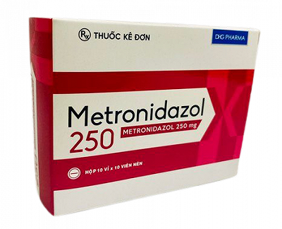 Metronidazol 250mg DHG Hậu Giang (Hộp 100 viên)