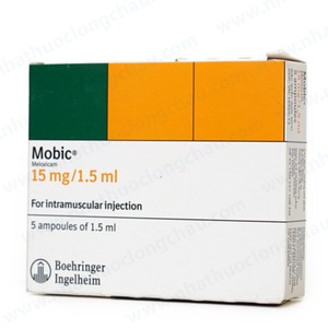 Tiêm Mobic Meloxicam 15mg/1.5ml Boehringer Đức (Hộp 5 ống)