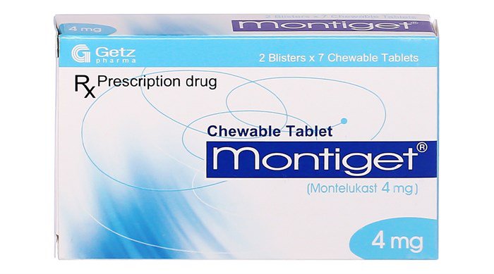 Montiget Montelukast 4mg Getz Pakistan (Hộp 14 viên)