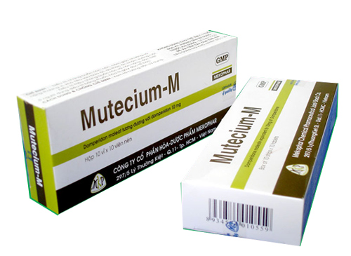 Mutecium M Domperidon 10mg Mekophar ( Motilium nội ) (Hộp 100 viên)