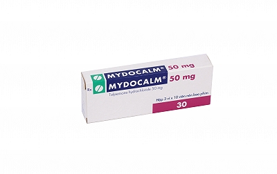 Mydocalm Tolperison 50mg Hungary (Hộp 30 viên)