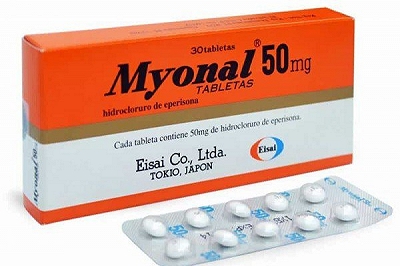 Myonal Eperison hydroclorid 50mg Nhật Bản (Hộp 30 viên)