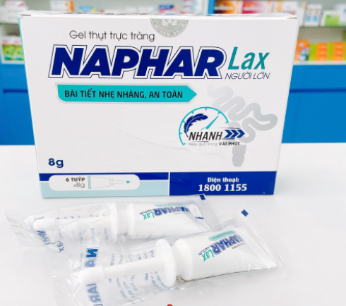 Naphar lax 8g Gel thụt trực tràng NL Nam Hà (H/6Tuýp)