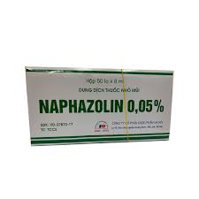 Nhỏ mũi Naphazolin 0.05% Hà Nội (Hộp 50 lọ x 8ml)