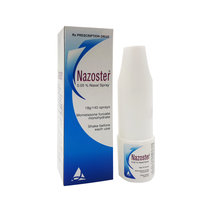 Nazoster 0.05% Mometason furoat 50mcg Thổ Nhĩ Kì (Lọ 18g)