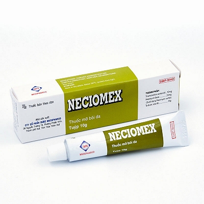 Neciomex Thuốc Mỡ Bôi Da Medipharco (Cọc/10tuýp/10g) Date 09/2027