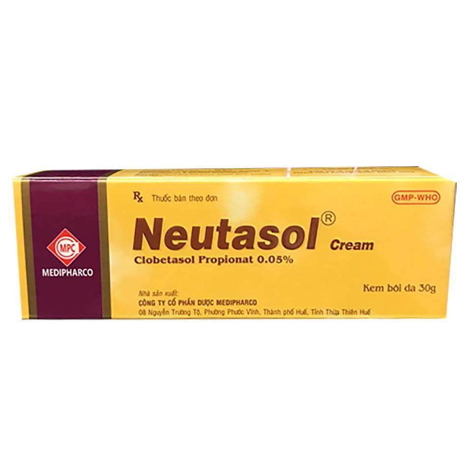 Kem bôi Neutasol Clobetasol Propionate 0,05% Medipharco (Tuýp 30g)