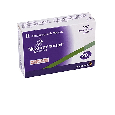 Nexium Mups 20mg Astrazeneca (Hộp 14 viên)
