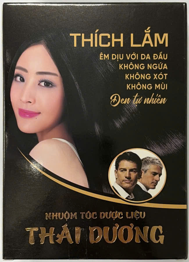 Nhuộm Tóc Dược Liệu Thái Dương (Hộp 5 gói x 40g)