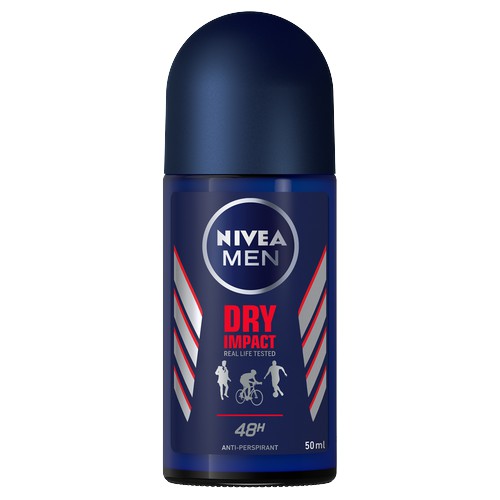 lăn khử mùi nam Nivea men dry impact Thái Lan (Lọ 50ml)