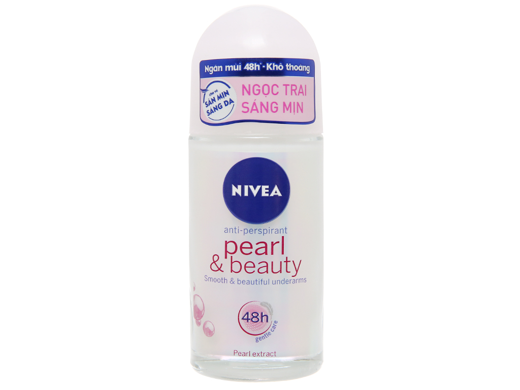 Lăn Khử Mùi Nivea Ngọc Trai Thái Lan (Lọ 50ml)