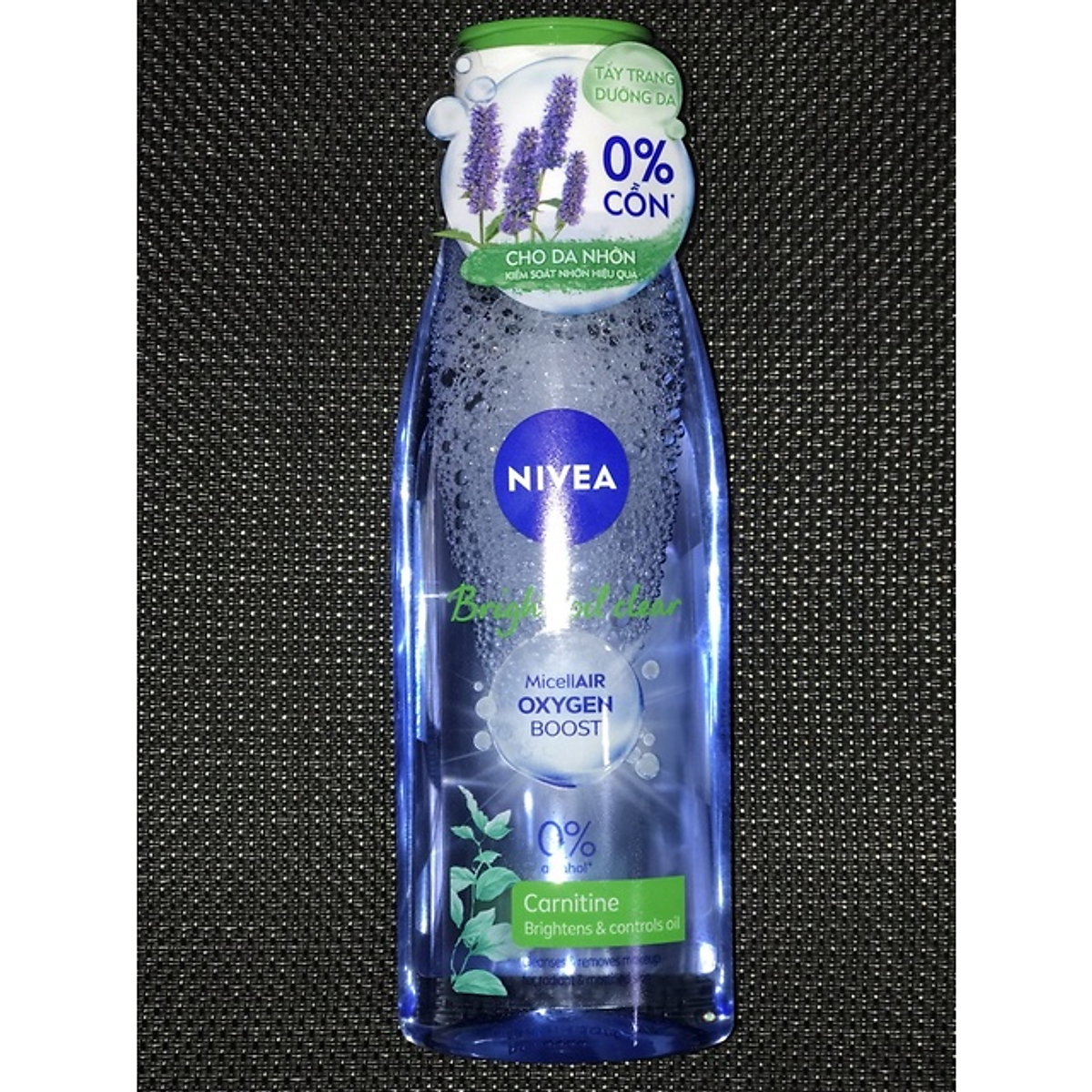 Tẩy Trang Nivea bright oil clear Nắp Xanh (Chai 200ml)