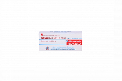 Novomycine 1.5miu Mekophar (H/16v) date 11/2025