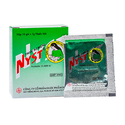Nyst Nystatin 25.000IU OPC (H/10gói)