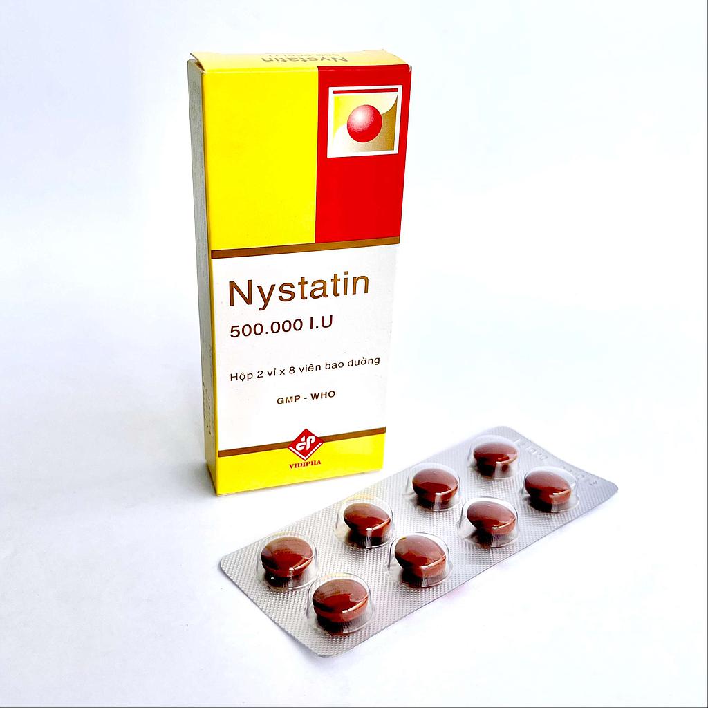 Nystatin 500.000 IU Vidipha (H/16v)