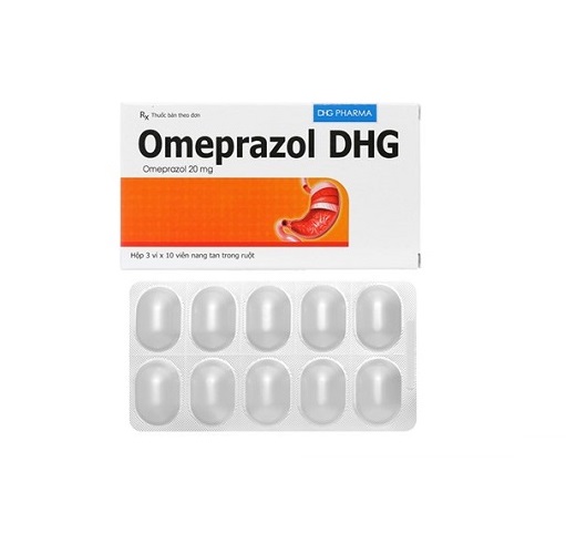 Omeprazol 20mg DHG Hậu Giang (Hộp 30 viên)