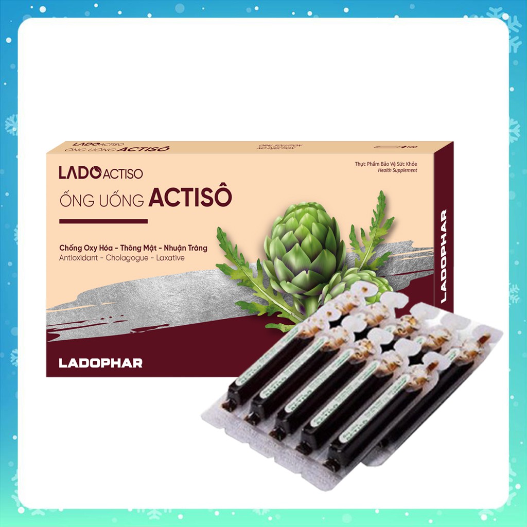 Dung dịch uống Ống uống Actisô Lâm Đồng (Hộp 10 ống x 10ml)