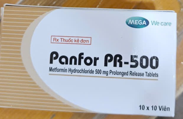 Panfor PR Metformin 500mg Mega (H/100v)