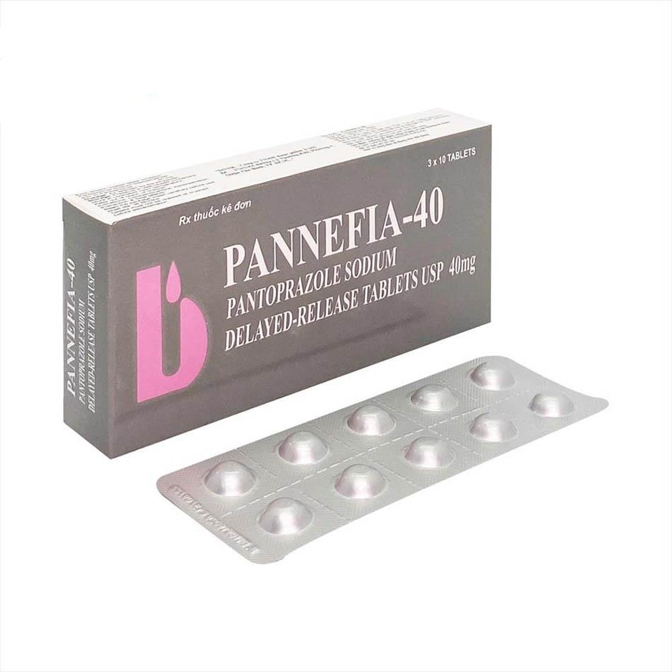 Pannefia Pantoprazole 40mg Brawn Ấn Độ (H/30v)