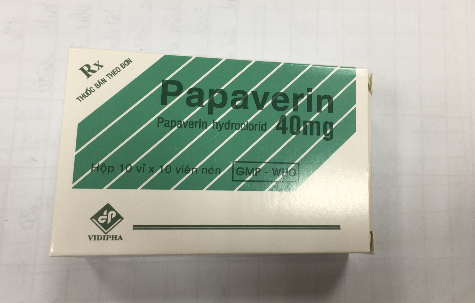 Papaverin 40mg Vidipha (H/30v)