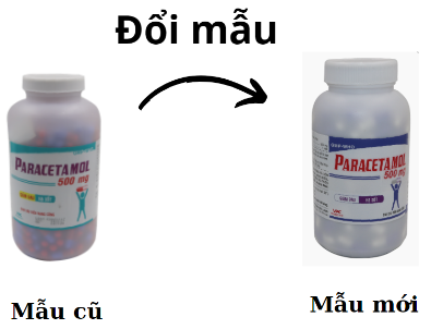 Paracetamol 500mg Cửu Long (Lọ 500 viên)