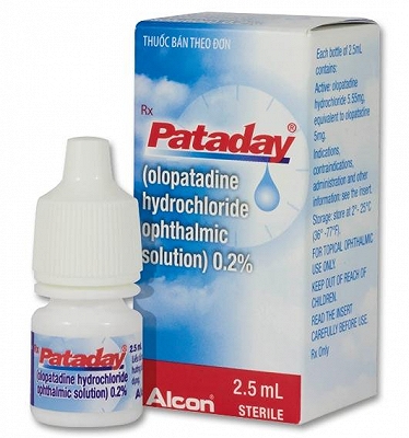 Pataday 0,2% nhỏ mắt Alcon (Lọ/2,5ml) date 10/2025
