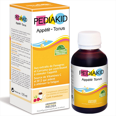 Siro ăn ngon Pediakid Appetit Tonus Pháp (Chai 125ml)