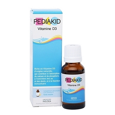 Pediakid Vitamin D3 Pháp (Lọ 20ml)